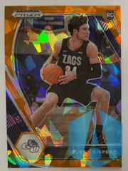 2021 Panini Prizm Draft Picks Corey Kispert #8 Orange Cracked Ice Rookie RC